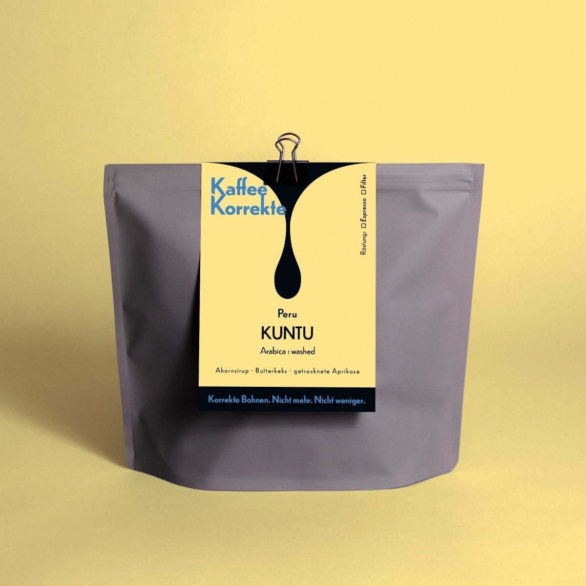 Peru : KUNTU - Arabica : Washed - Espresso - Kaffee Korrekte
