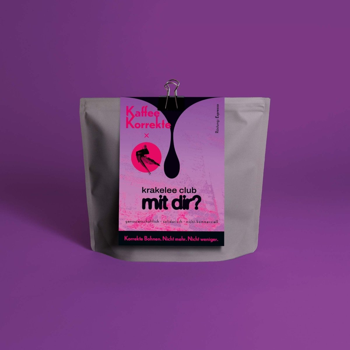 SOLIKAFFEE : krakelee club mit dir? - Espresso Blend - Kaffee Korrekte