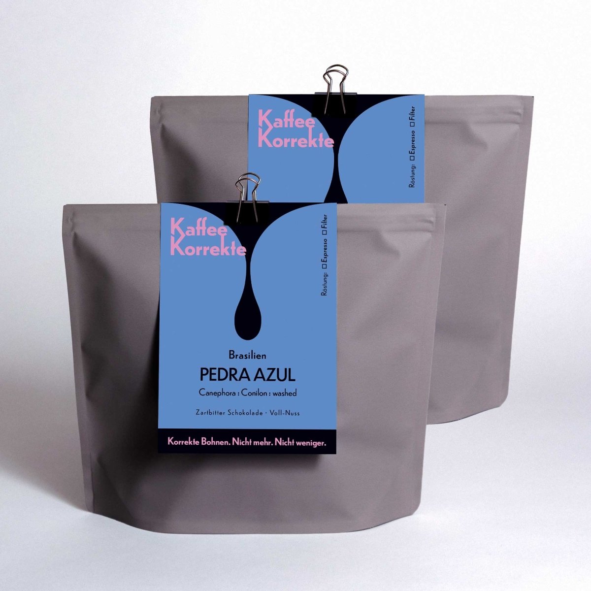 Brasilien : PEDRA AZUL - Canephora Conilon : Washed - Vollautomat - Kaffee Korrekte