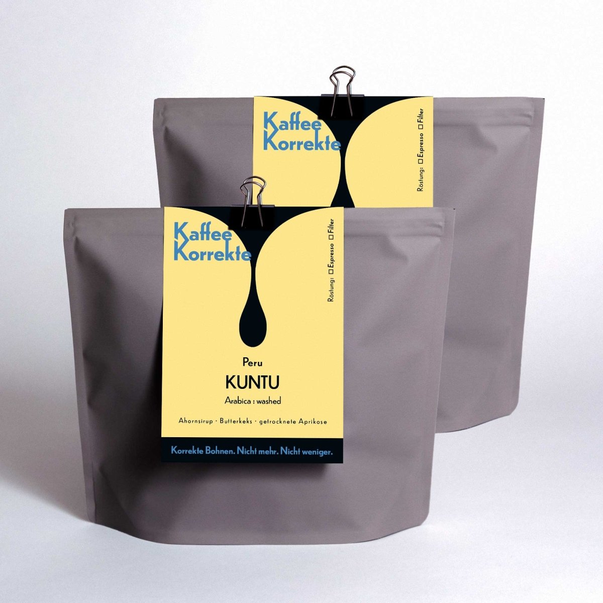 Peru : KUNTU - Arabica : Washed - Vollautomat - Kaffee Korrekte
