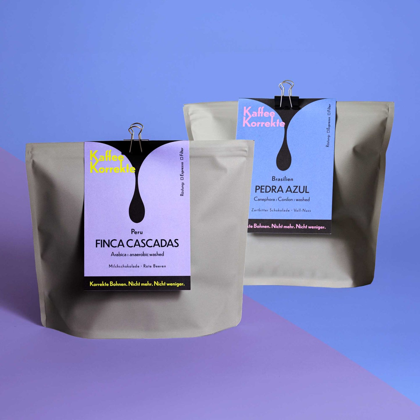 PROBIERPAKET Espresso: Peru + Brasilien